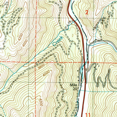 United States Geological Survey Indian Mountain, ID (2004, 24000-Scale) digital map