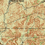 United States Geological Survey Indian Mountain, TX (1944, 62500-Scale) digital map