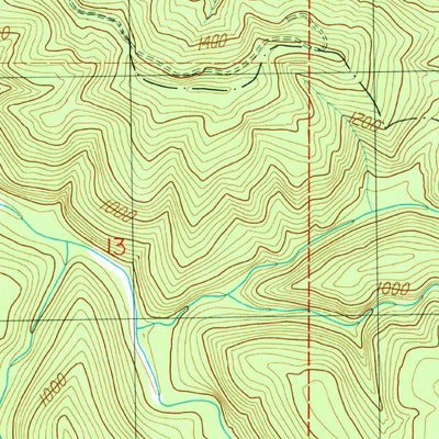 United States Geological Survey Indian Pass, WA (1990, 24000-Scale) digital map