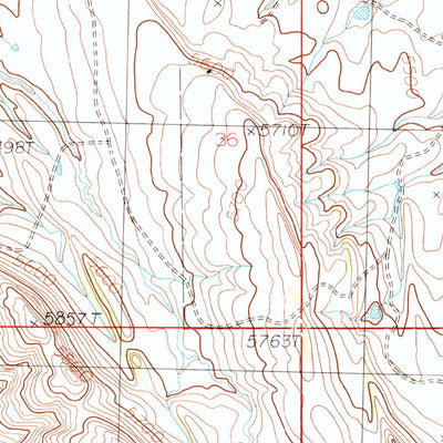 United States Geological Survey Indian Pass, WY (1987, 24000-Scale) digital map
