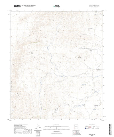 United States Geological Survey Indian Peak, NM (2023, 24000-Scale) digital map