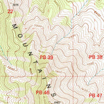United States Geological Survey Indian Peaks, UT (1998, 24000-Scale) digital map