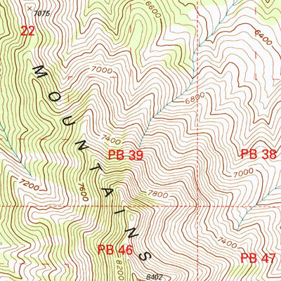 United States Geological Survey Indian Peaks, UT (1998, 24000-Scale) digital map