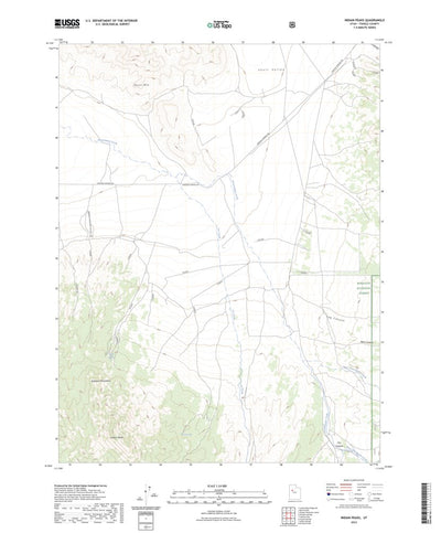 United States Geological Survey Indian Peaks, UT (2023, 24000-Scale) digital map