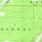 United States Geological Survey Indian Peaks West, NM (1981, 24000-Scale) digital map