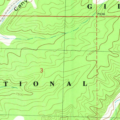 United States Geological Survey Indian Peaks West, NM (1981, 24000-Scale) digital map