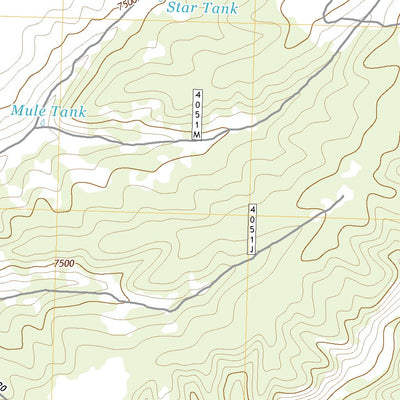 United States Geological Survey Indian Peaks West, NM (2020, 24000-Scale) digital map