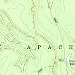 United States Geological Survey Indian Pine, AZ (1977, 24000-Scale) digital map