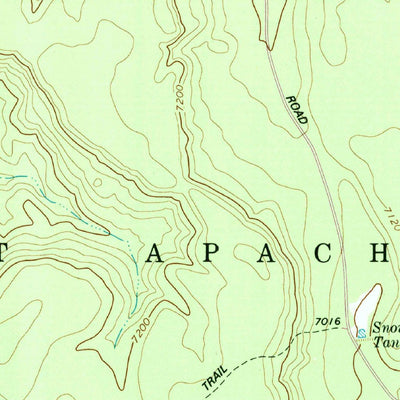 United States Geological Survey Indian Pine, AZ (1977, 24000-Scale) digital map