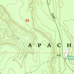 United States Geological Survey Indian Pine, AZ (1998, 24000-Scale) digital map