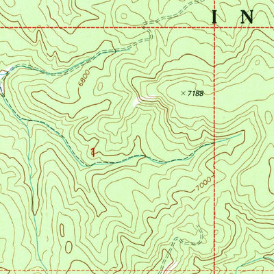 United States Geological Survey Indian Pine, AZ (1998, 24000-Scale) digital map