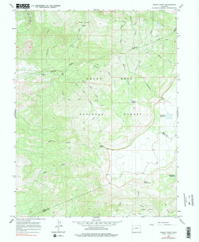 United States Geological Survey Indian Point, CO (1965, 24000-Scale) digital map