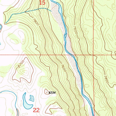 United States Geological Survey Indian Point, WY (1991, 24000-Scale) digital map
