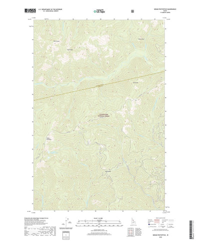 United States Geological Survey Indian Postoffice, ID (2020, 24000-Scale) digital map