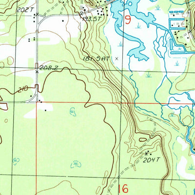 United States Geological Survey Indian River, MI (1986, 24000-Scale) digital map