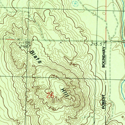 United States Geological Survey Indian River, MI (1986, 24000-Scale) digital map