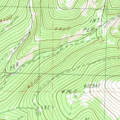 United States Geological Survey Indian Rock, WA (1983, 24000-Scale) digital map