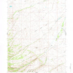 United States Geological Survey Indian Rocks, WY (1961, 24000-Scale) digital map