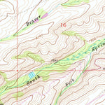 United States Geological Survey Indian Rocks, WY (1961, 24000-Scale) digital map