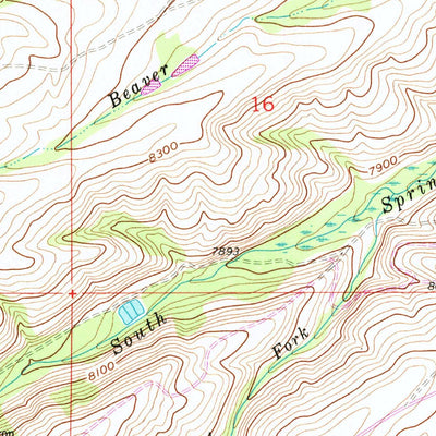 United States Geological Survey Indian Rocks, WY (1961, 24000-Scale) digital map