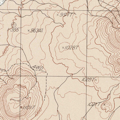 United States Geological Survey Indian Spring, CA (1983, 24000-Scale) digital map