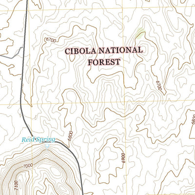 United States Geological Survey Indian Spring Canyon, NM (2020, 24000-Scale) digital map