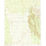 United States Geological Survey Indian Spring Mountain, CA (1990, 24000-Scale) digital map