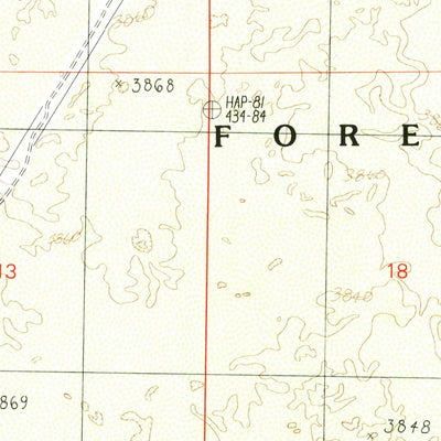 United States Geological Survey Indian Spring Mountain, CA (1990, 24000-Scale) digital map
