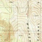 United States Geological Survey Indian Spring Mountain, CA (1990, 24000-Scale) digital map