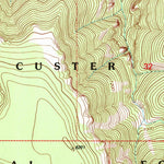 United States Geological Survey Indian Spring, MT (1996, 24000-Scale) digital map