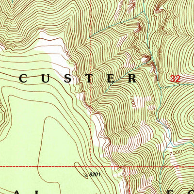 United States Geological Survey Indian Spring, MT (1996, 24000-Scale) digital map