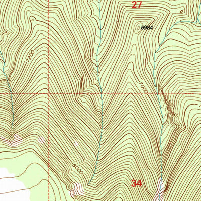 United States Geological Survey Indian Spring, MT (1996, 24000-Scale) digital map
