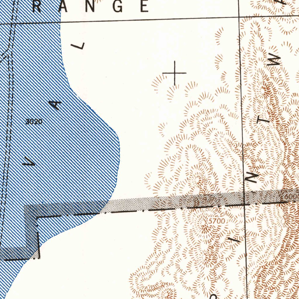 Indian Spring, NV (1942, 125000-Scale) Map by United States Geological ...