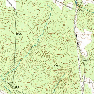 United States Geological Survey Indian Springs, GA (1973, 24000-Scale) digital map