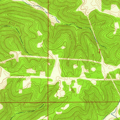 United States Geological Survey Indian Springs, IN (1956, 24000-Scale) digital map
