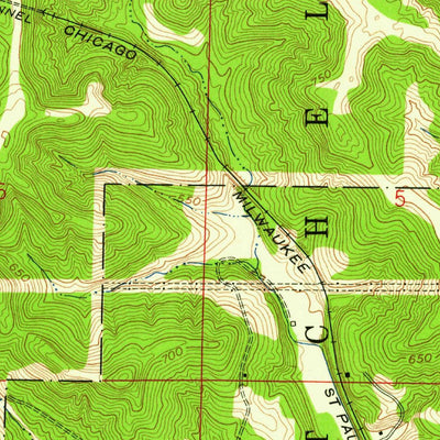 United States Geological Survey Indian Springs, IN (1956, 24000-Scale) digital map