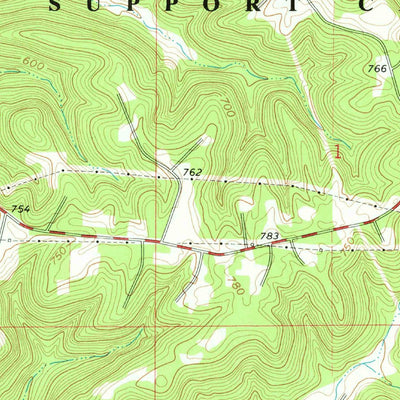 United States Geological Survey Indian Springs, IN (1978, 24000-Scale) digital map