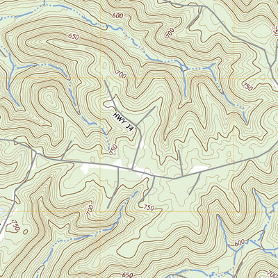 United States Geological Survey Indian Springs, IN (2022, 24000-Scale) digital map