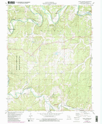 United States Geological Survey Indian Springs, MO (1978, 24000-Scale) digital map