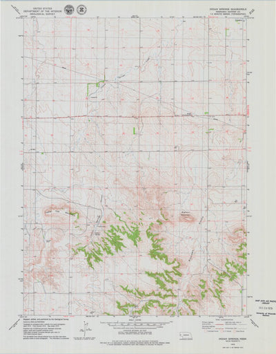 United States Geological Survey Indian Springs, NE (1979, 24000-Scale) digital map