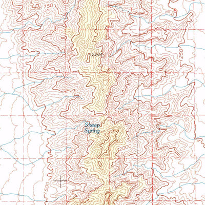 United States Geological Survey Indian Springs, NV (1988, 100000-Scale) digital map