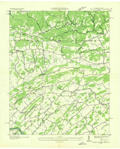 United States Geological Survey Indian Springs, TN-VA (1935, 24000-Scale) digital map