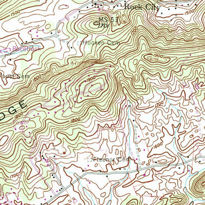 United States Geological Survey Indian Springs, TN-VA (1959, 24000-Scale) digital map