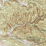United States Geological Survey Indian Springs, TN-VA (1959, 24000-Scale) digital map