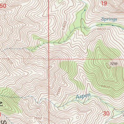 United States Geological Survey Indian Springs, UT (1998, 24000-Scale) digital map