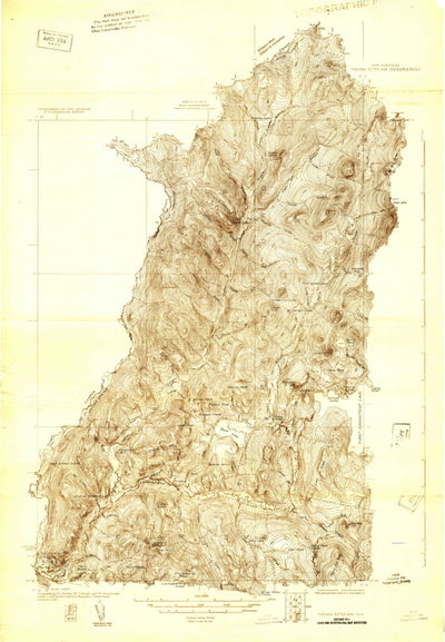 United States Geological Survey Indian Stream, VT-NH (1925, 48000-Scale) digital map