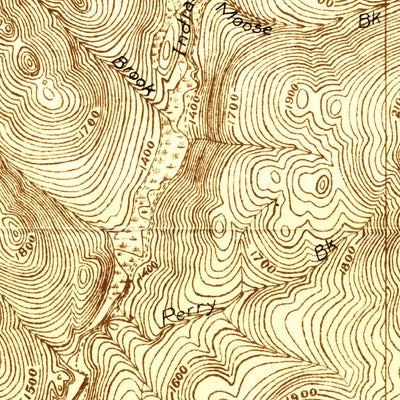 United States Geological Survey Indian Stream, VT-NH (1925, 48000-Scale) digital map