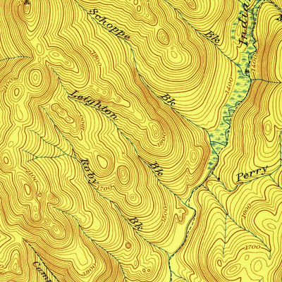 United States Geological Survey Indian Stream, VT-NH (1926, 62500-Scale) digital map