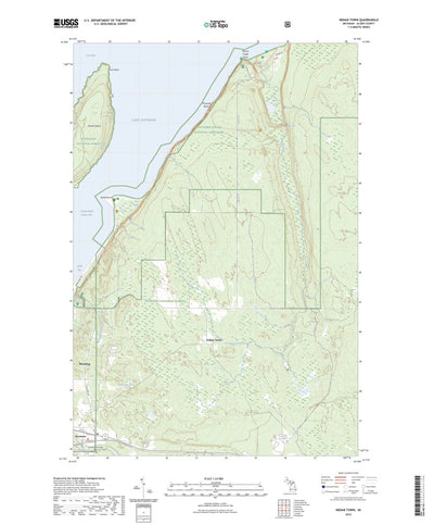 United States Geological Survey Indian Town, MI (2023, 24000-Scale) digital map
