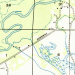 United States Geological Survey Indian Village, LA (1947, 31680-Scale) digital map